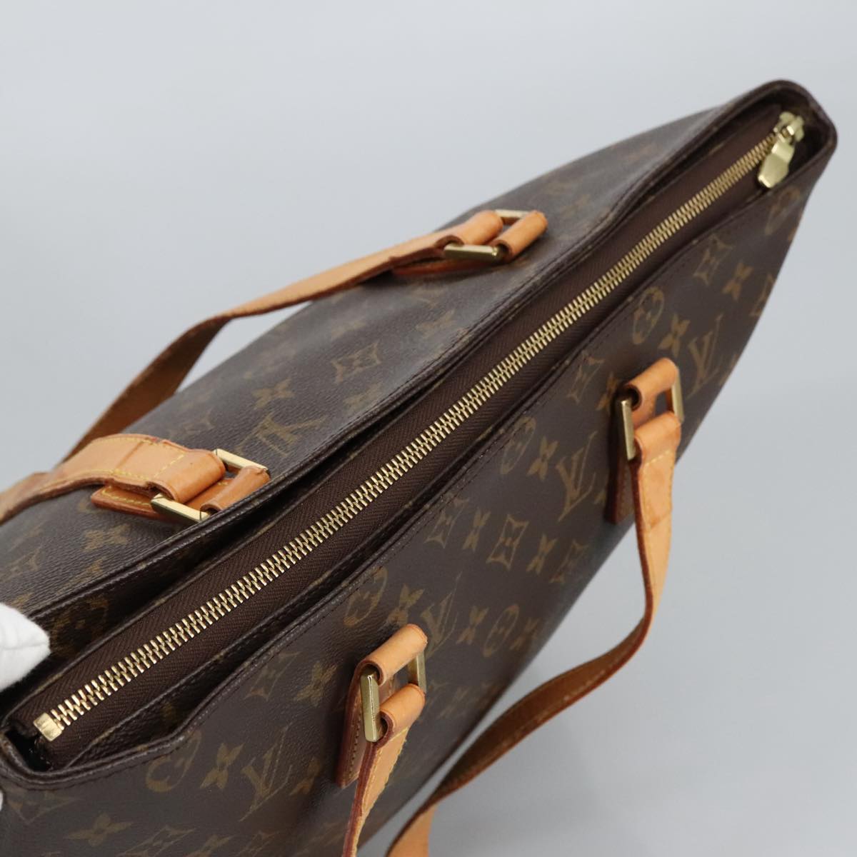 LOUIS VUITTON Monogram Cabas Mezzo Tote Bag M51151 LV 97368