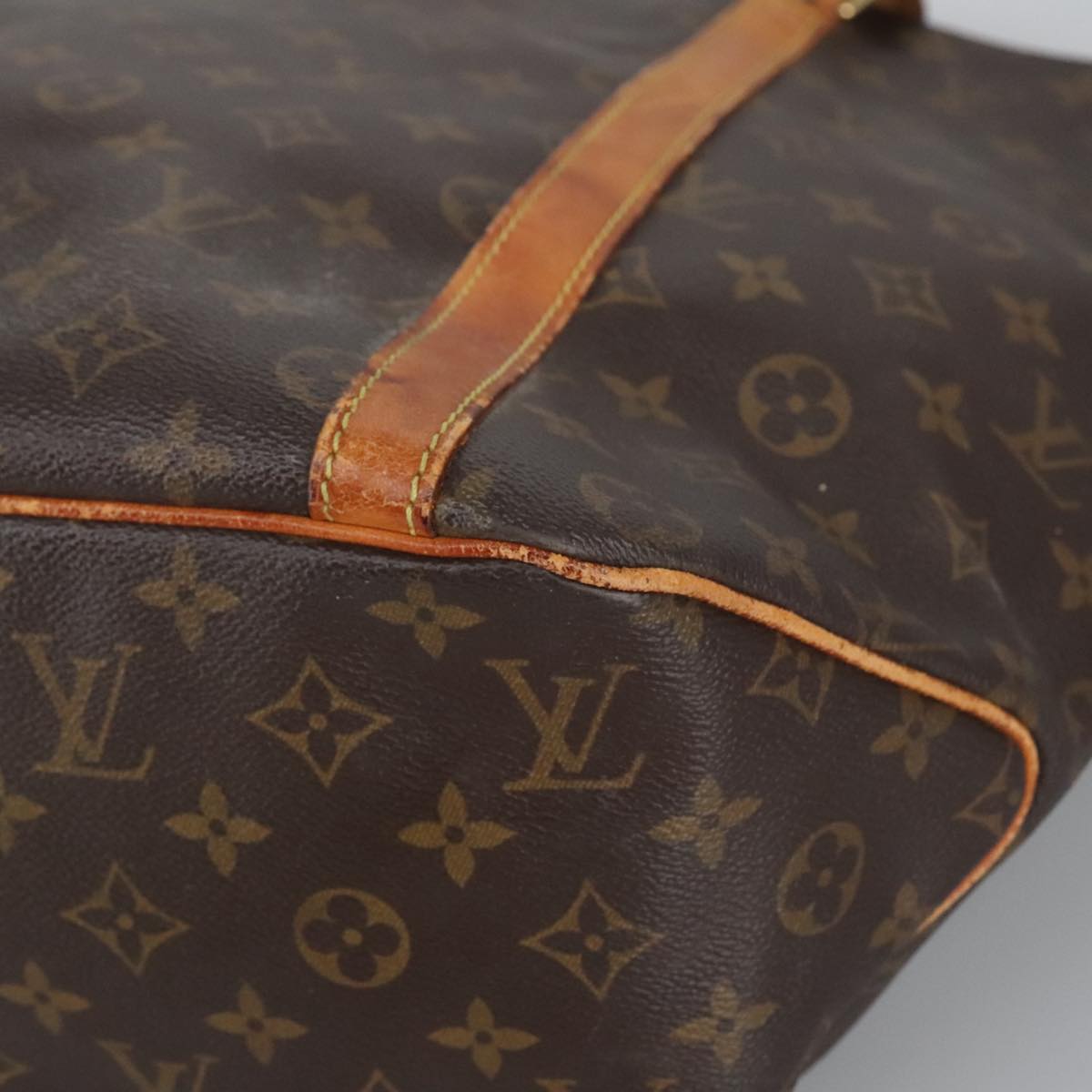 LOUIS VUITTON Monogram Sac Shopping Tote Bag M51108 LV 97371