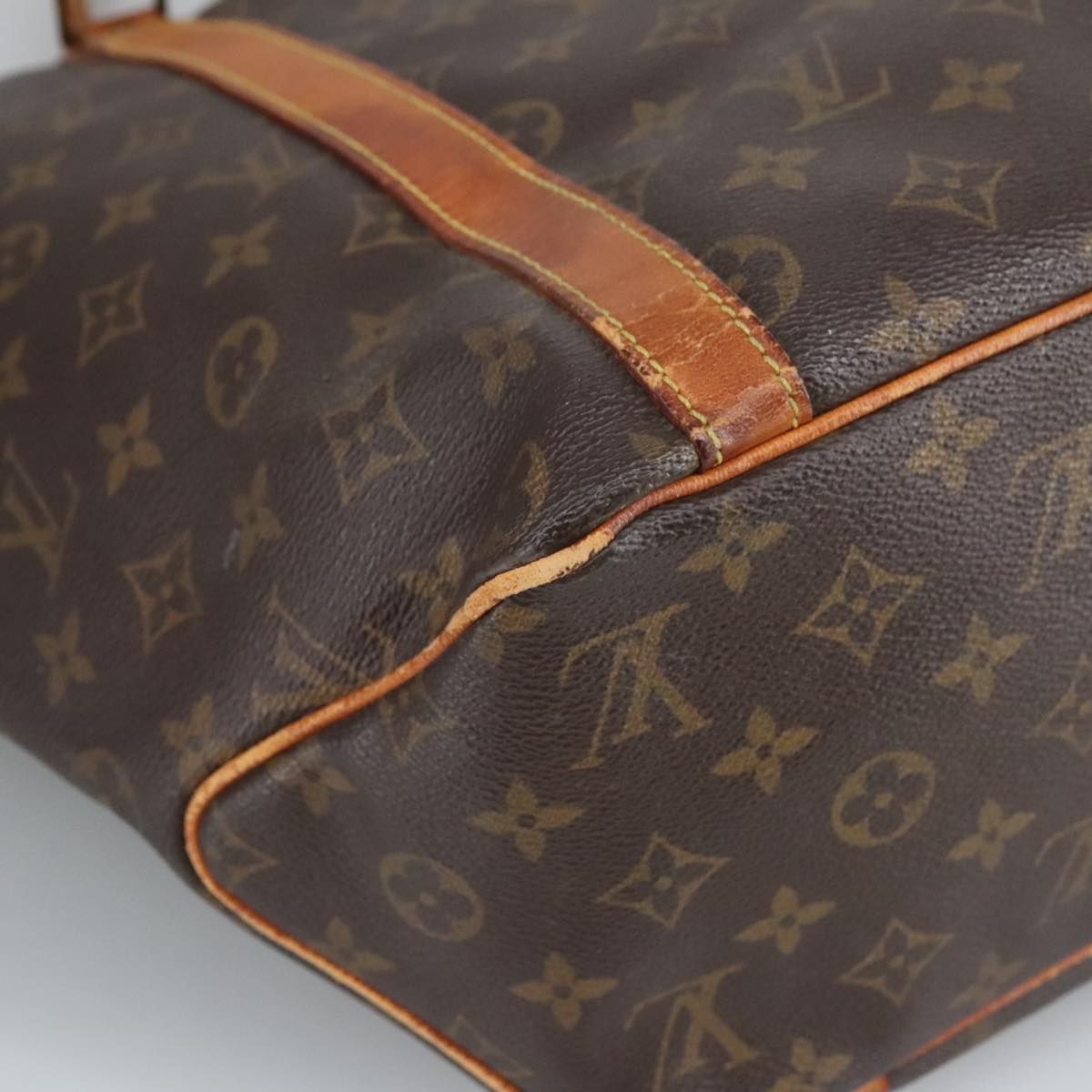 LOUIS VUITTON Monogram Sac Shopping Tote Bag M51108 LV 97371
