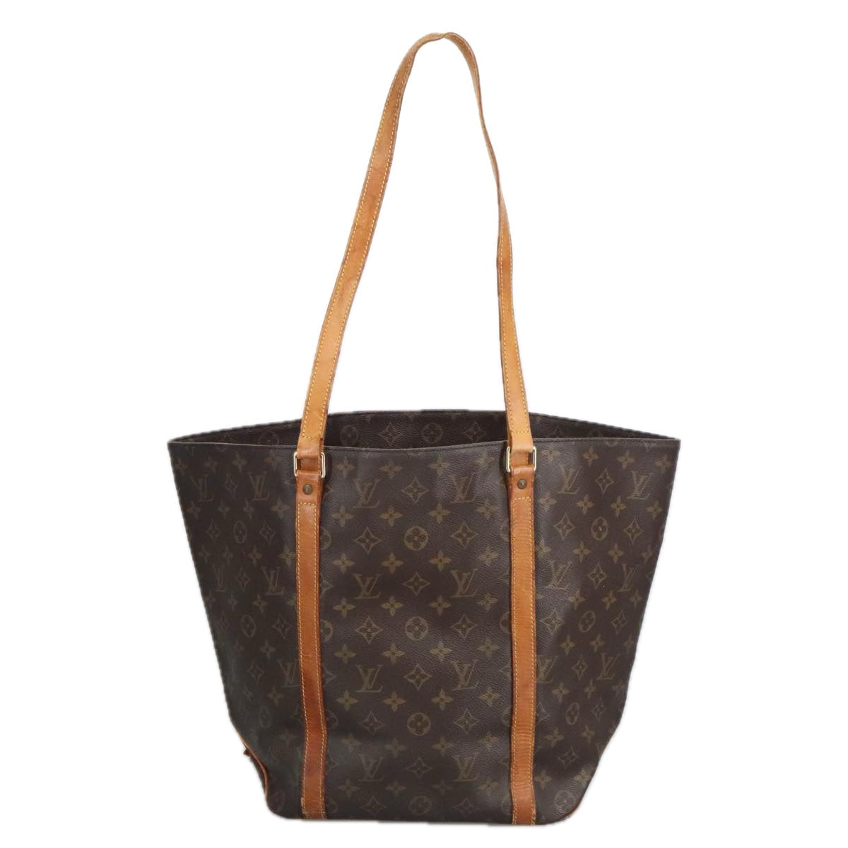 LOUIS VUITTON Monogram Sac Shopping Tote Bag M51108 LV 97371