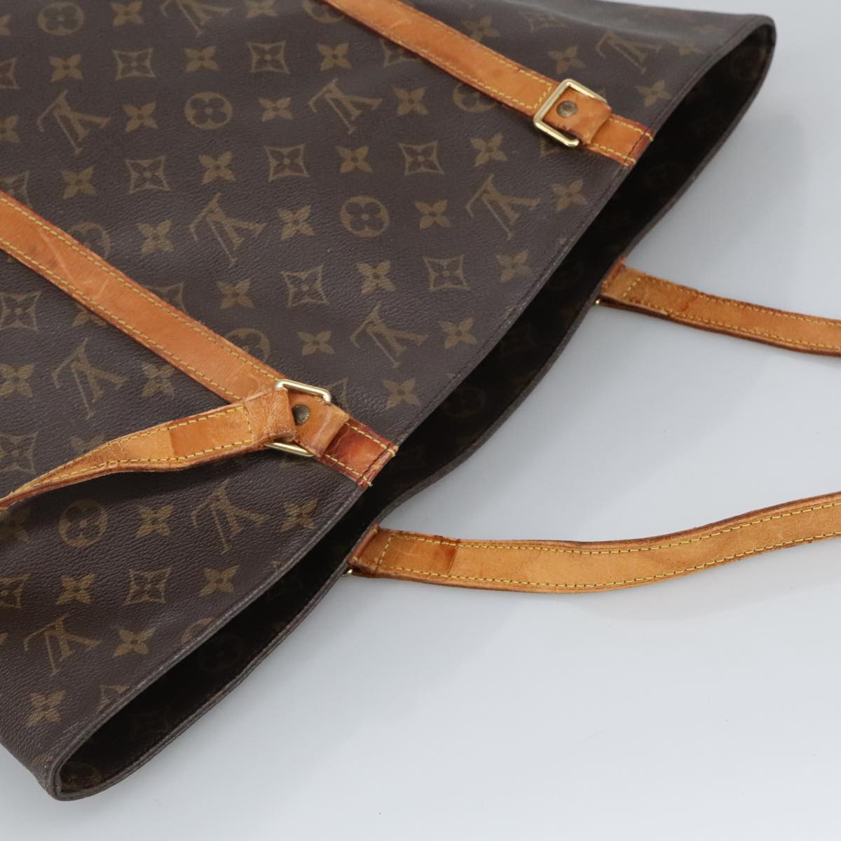 LOUIS VUITTON Monogram Sac Shopping Tote Bag M51108 LV 97371