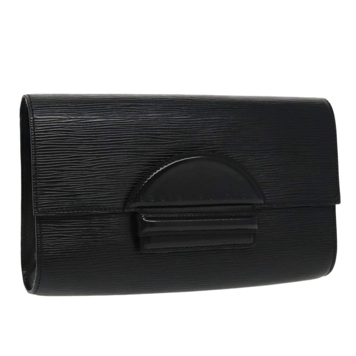 LOUIS VUITTON Epi Chaillot Clutch Bag Black M52542 LV 97378