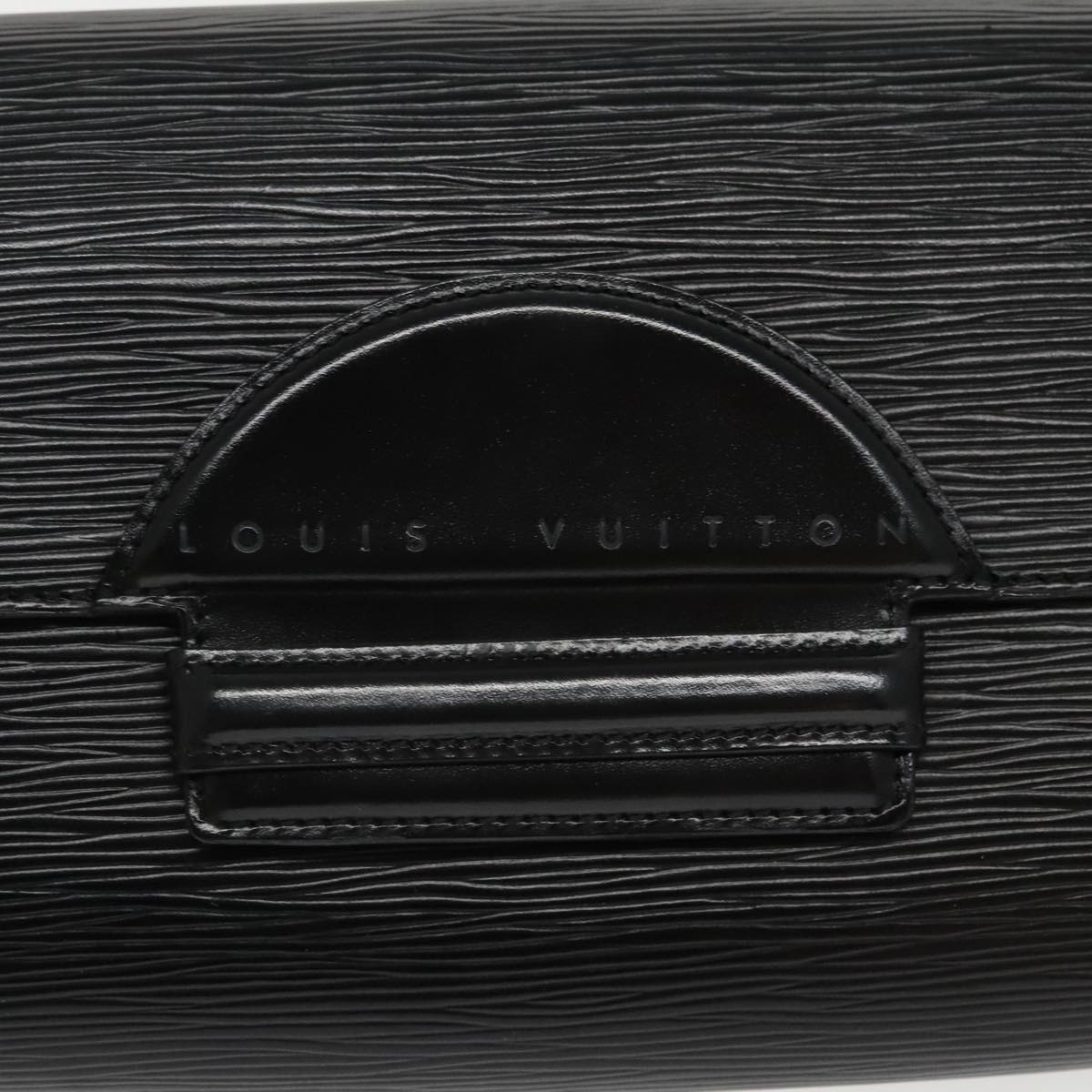LOUIS VUITTON Epi Chaillot Clutch Bag Black M52542 LV 97378