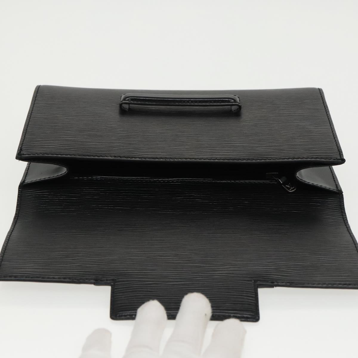 LOUIS VUITTON Epi Chaillot Clutch Bag Black M52542 LV 97378
