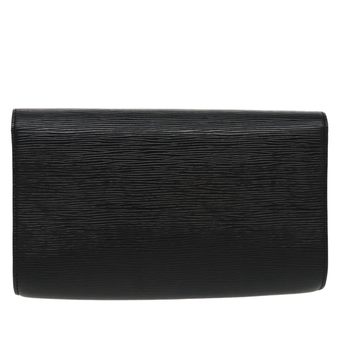 LOUIS VUITTON Epi Chaillot Clutch Bag Black M52542 LV 97378