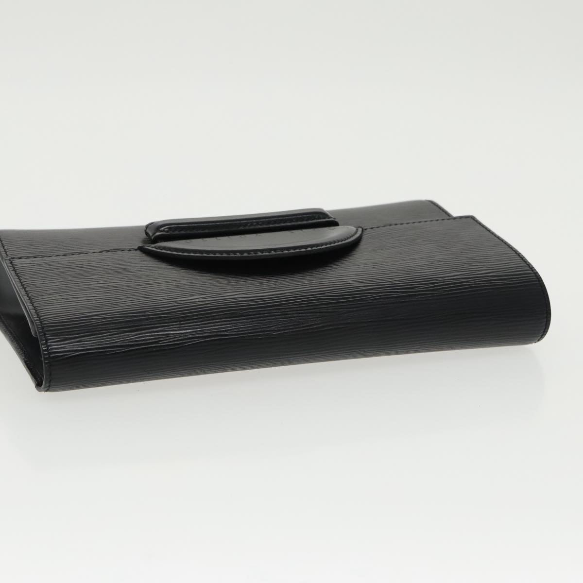 LOUIS VUITTON Epi Chaillot Clutch Bag Black M52542 LV 97378
