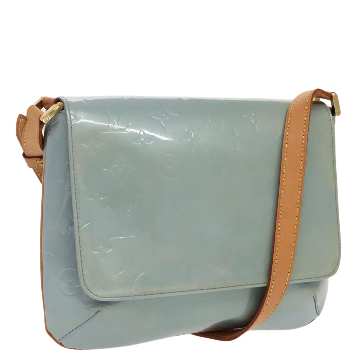 LOUIS VUITTON Monogram Vernis Thompson Street Bag Lavande M91009 LV 97493