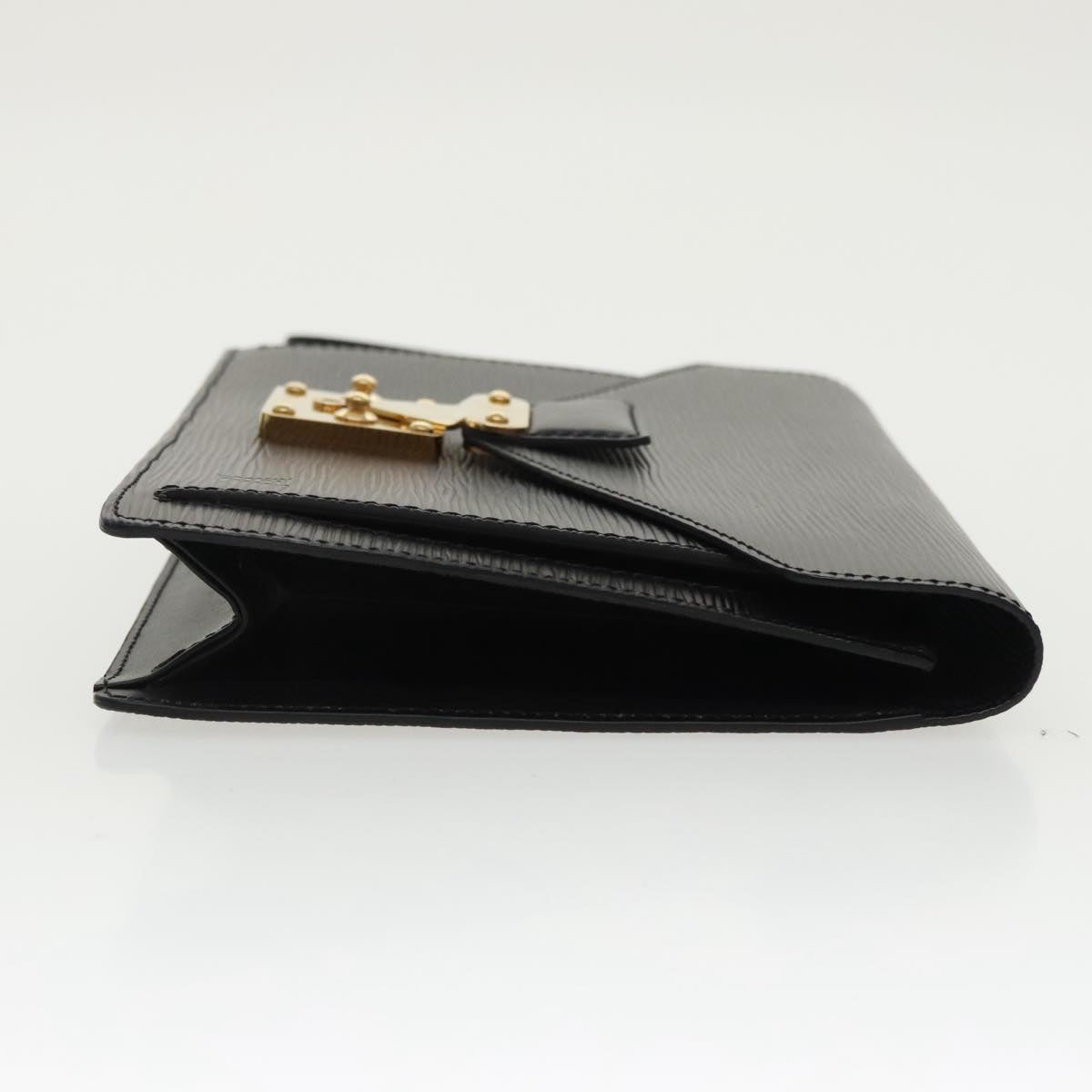 LOUIS VUITTON Epi Serie Dragonne Hand Bag Black Noir M52612 LV 97531