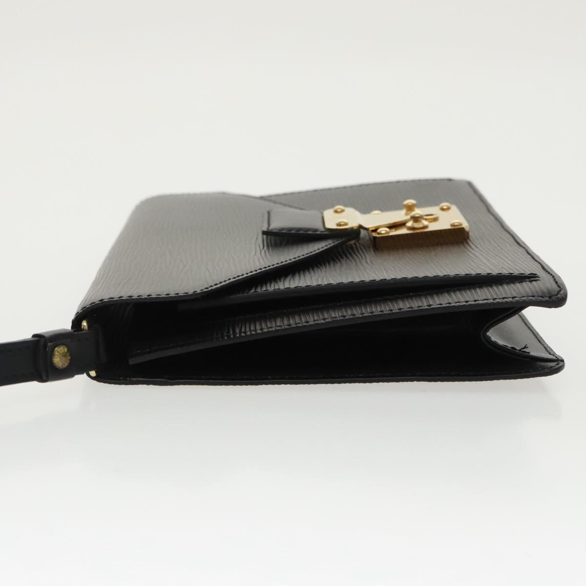 LOUIS VUITTON Epi Serie Dragonne Hand Bag Black Noir M52612 LV 97531