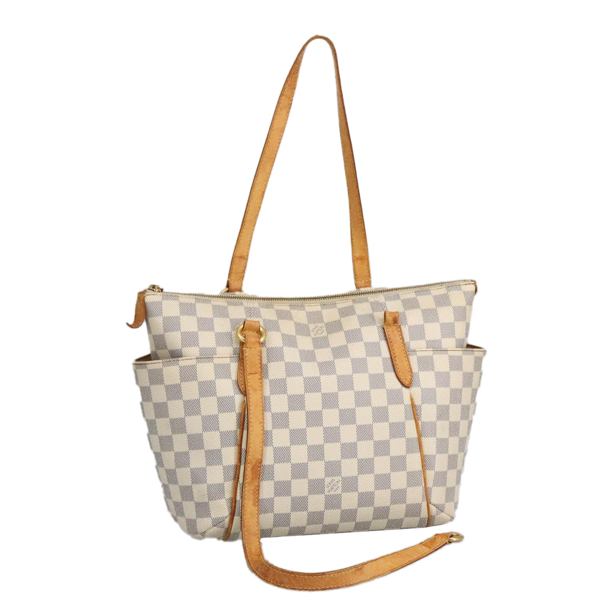 LOUIS VUITTON Damier Azur Totally PM Tote Bag N41280 LV 97559