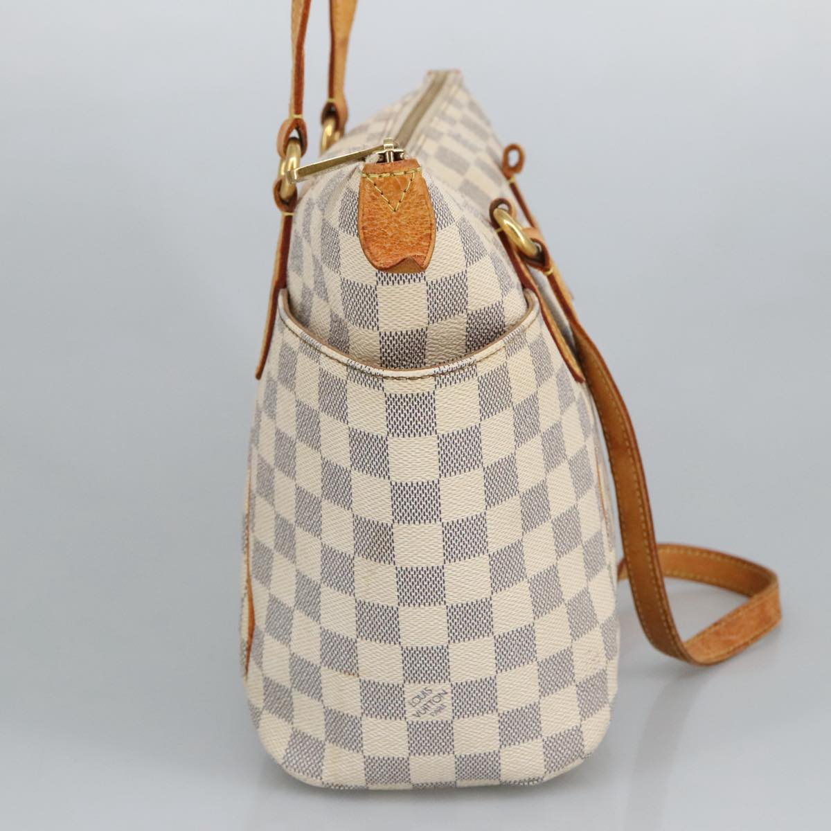 LOUIS VUITTON Damier Azur Totally PM Tote Bag N41280 LV 97559