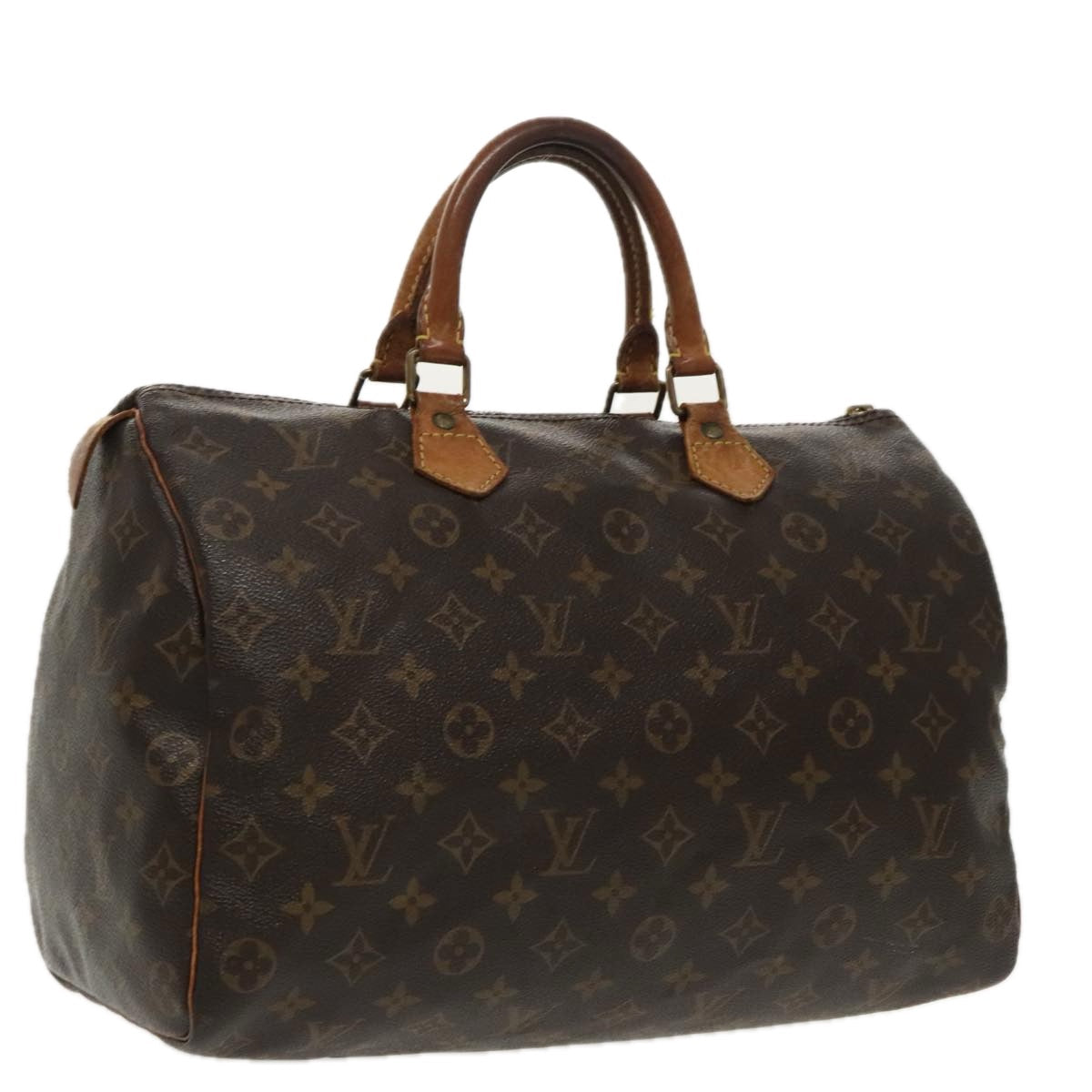 LOUIS VUITTON Monogram Speedy 35 Hand Bag M41524 LV 97569