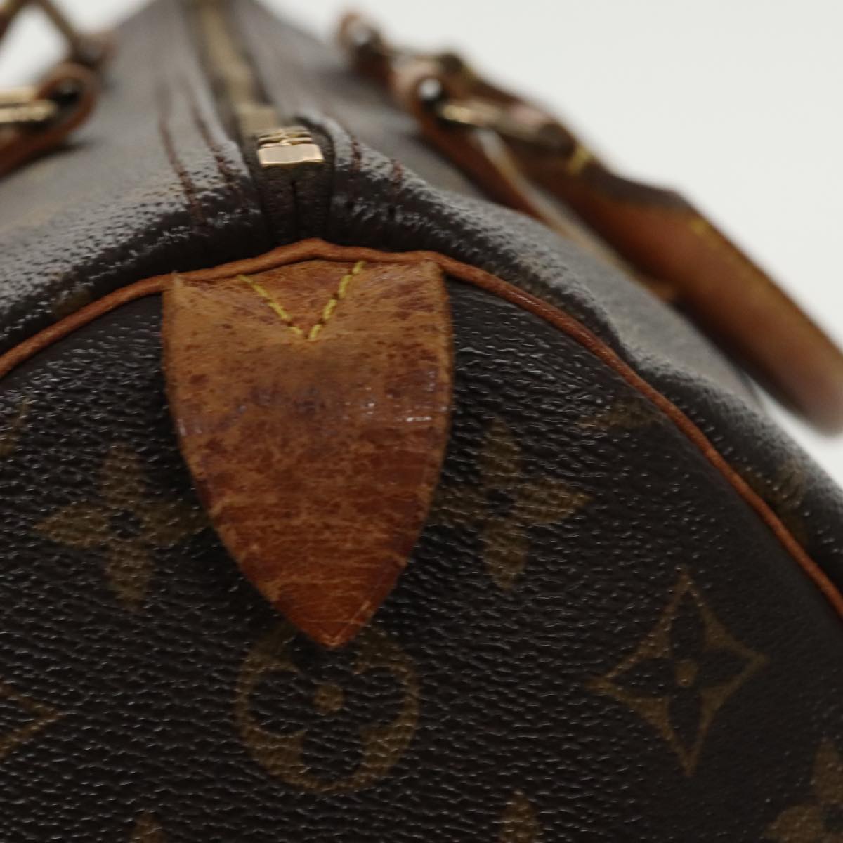 LOUIS VUITTON Monogram Speedy 35 Hand Bag M41524 LV 97569