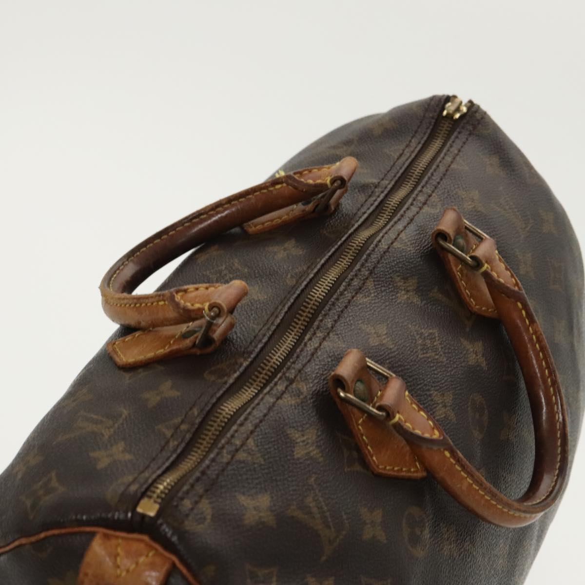 LOUIS VUITTON Monogram Speedy 35 Hand Bag M41524 LV 97569