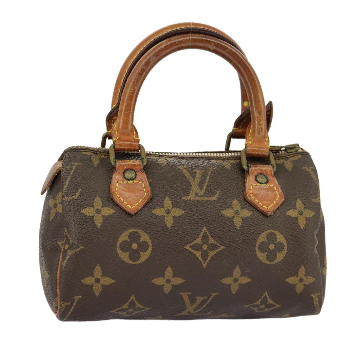 LOUIS VUITTON Monogram Mini Speedy Hand Bag Vintage M41534 LV 97586