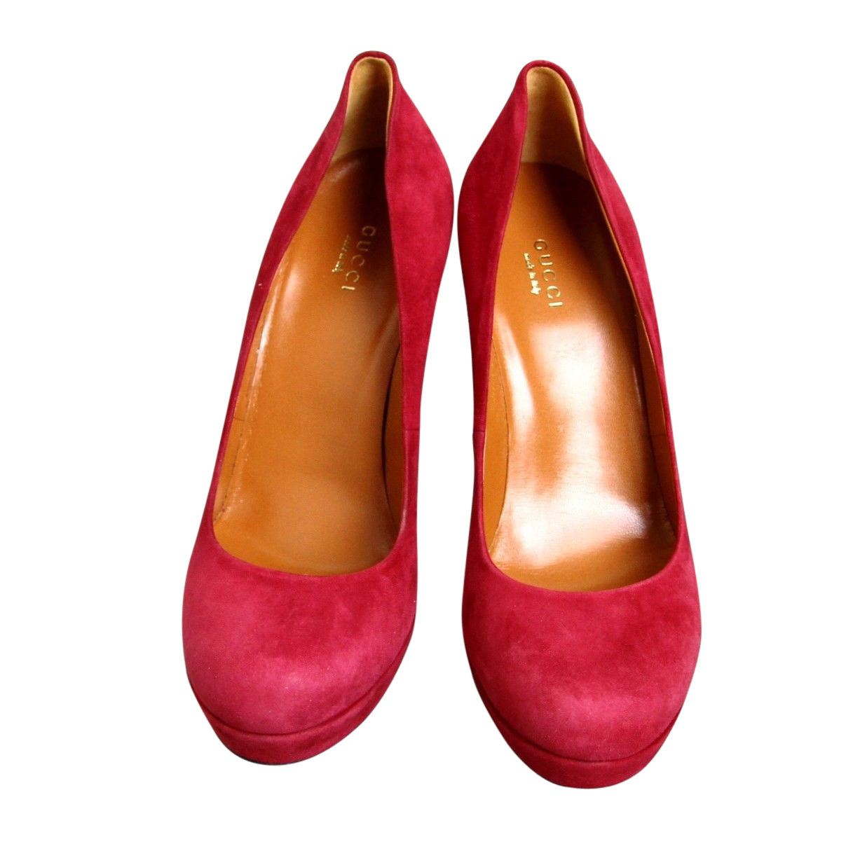 Gucci Women's  Suede Platform Pump Shoes