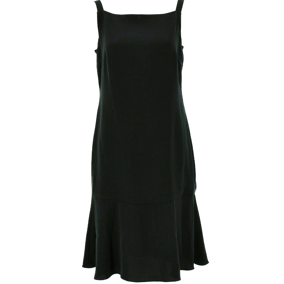 Luxury Chanel 2000 fall CC-logo flared minidress #36