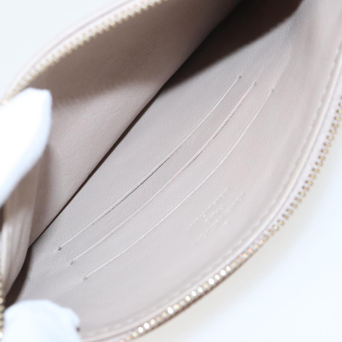 LOUIS VUITTON Mahina Serene PM Pouch Leather Rose M94276 LV 97620