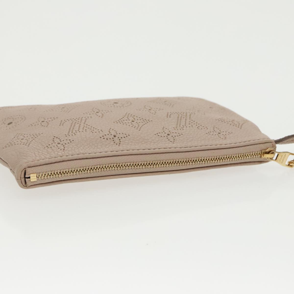 LOUIS VUITTON Mahina Serene PM Pouch Leather Rose M94276 LV 97620