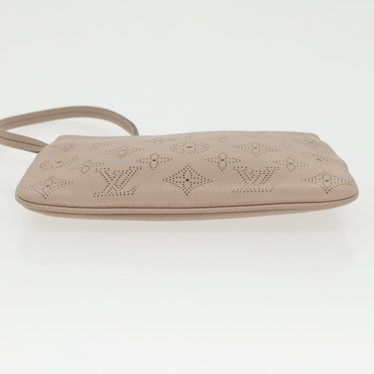 LOUIS VUITTON Mahina Serene PM Pouch Leather Rose M94276 LV 97620
