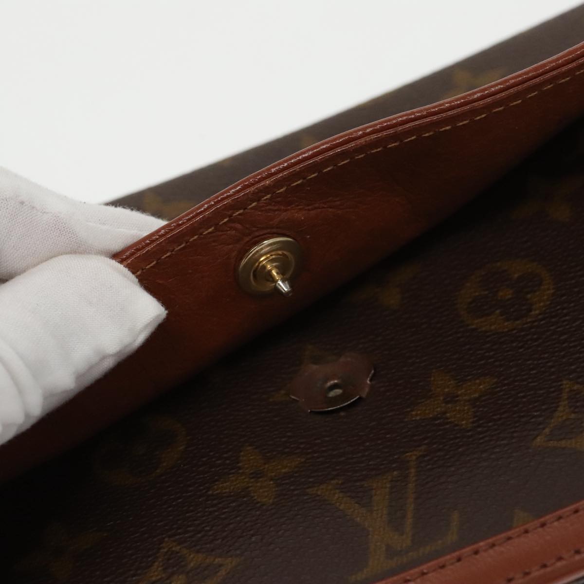 LOUIS VUITTON Monogram Pochette Dam PM Clutch Bag M51812 LV 97635