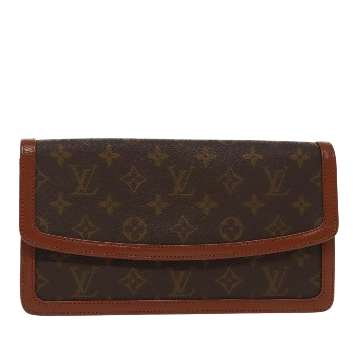 LOUIS VUITTON Monogram Pochette Dam PM Clutch Bag M51812 LV 97635