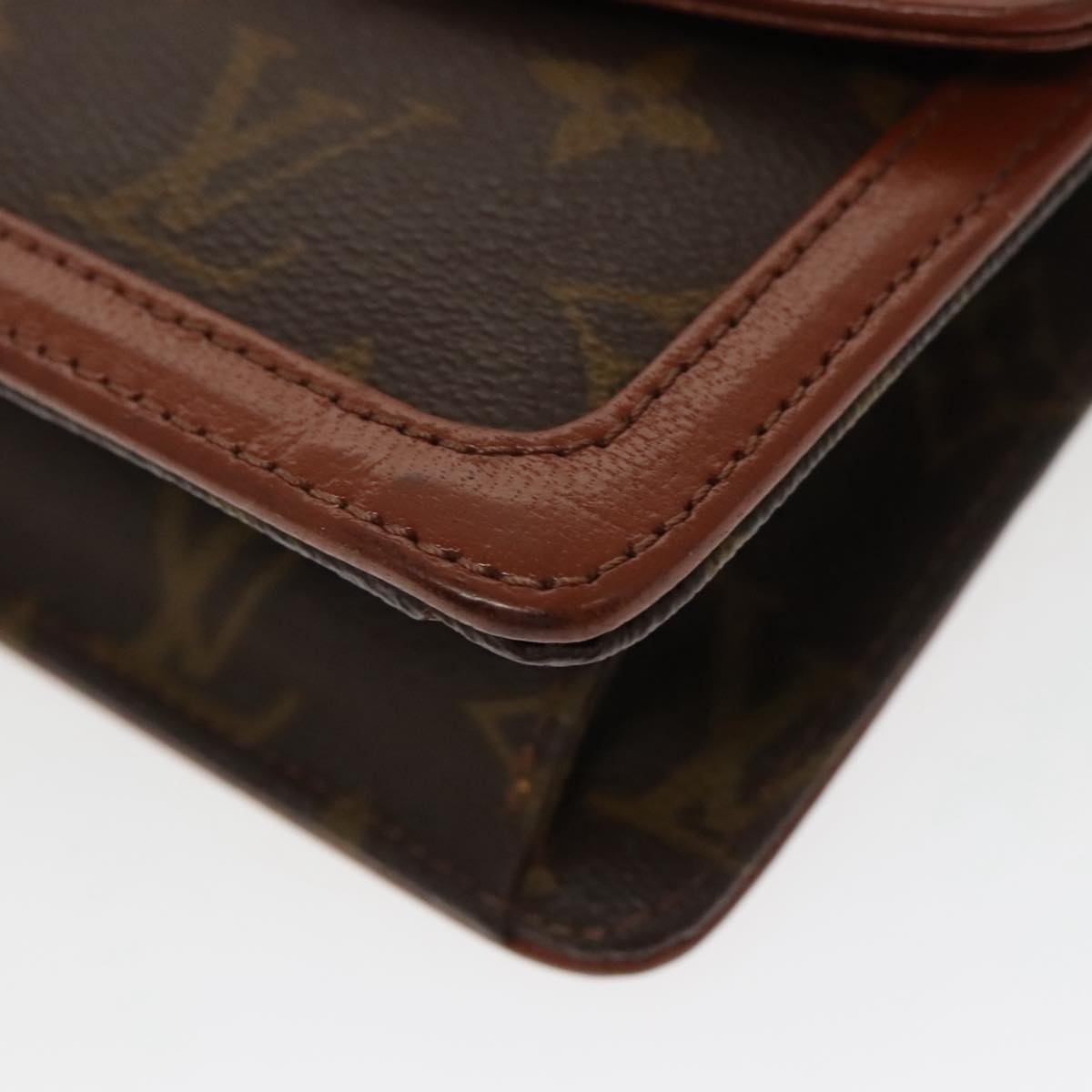 LOUIS VUITTON Monogram Pochette Dam PM Clutch Bag M51812 LV 97635