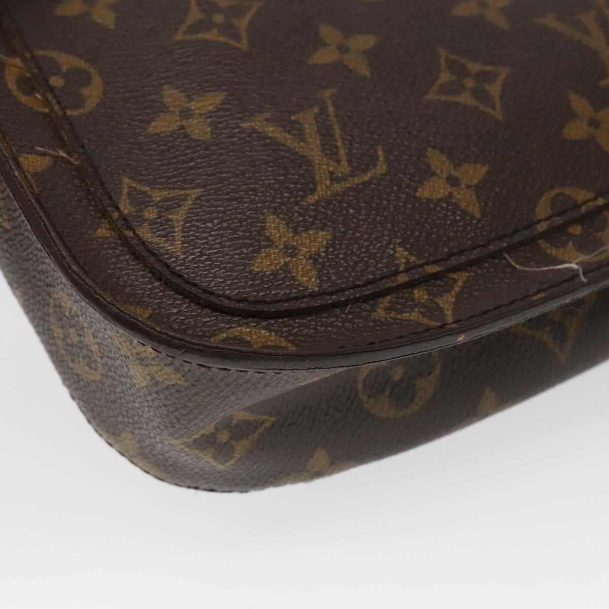 LOUIS VUITTON Monogram Saint Cloud MM Shoulder Bag M51243 LV 97645