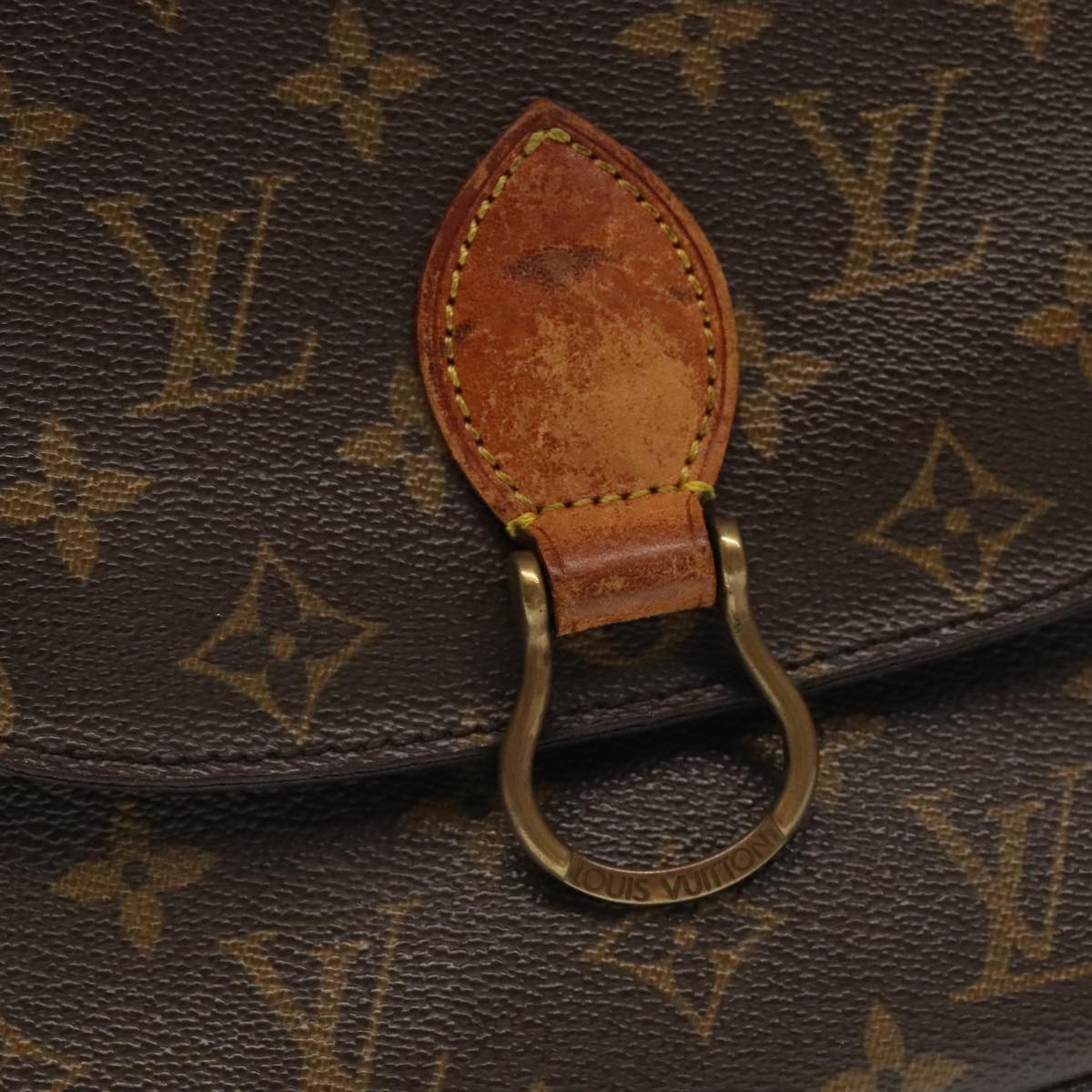 LOUIS VUITTON Monogram Saint Cloud MM Shoulder Bag M51243 LV 97645