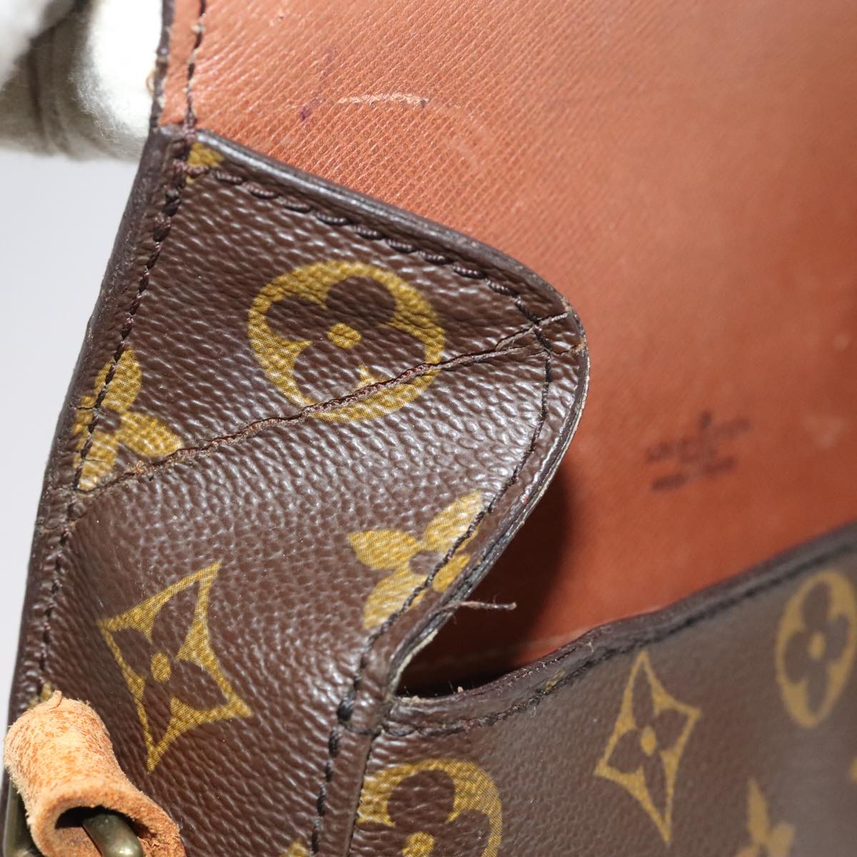 LOUIS VUITTON Monogram Saint Cloud MM Shoulder Bag M51243 LV 97645