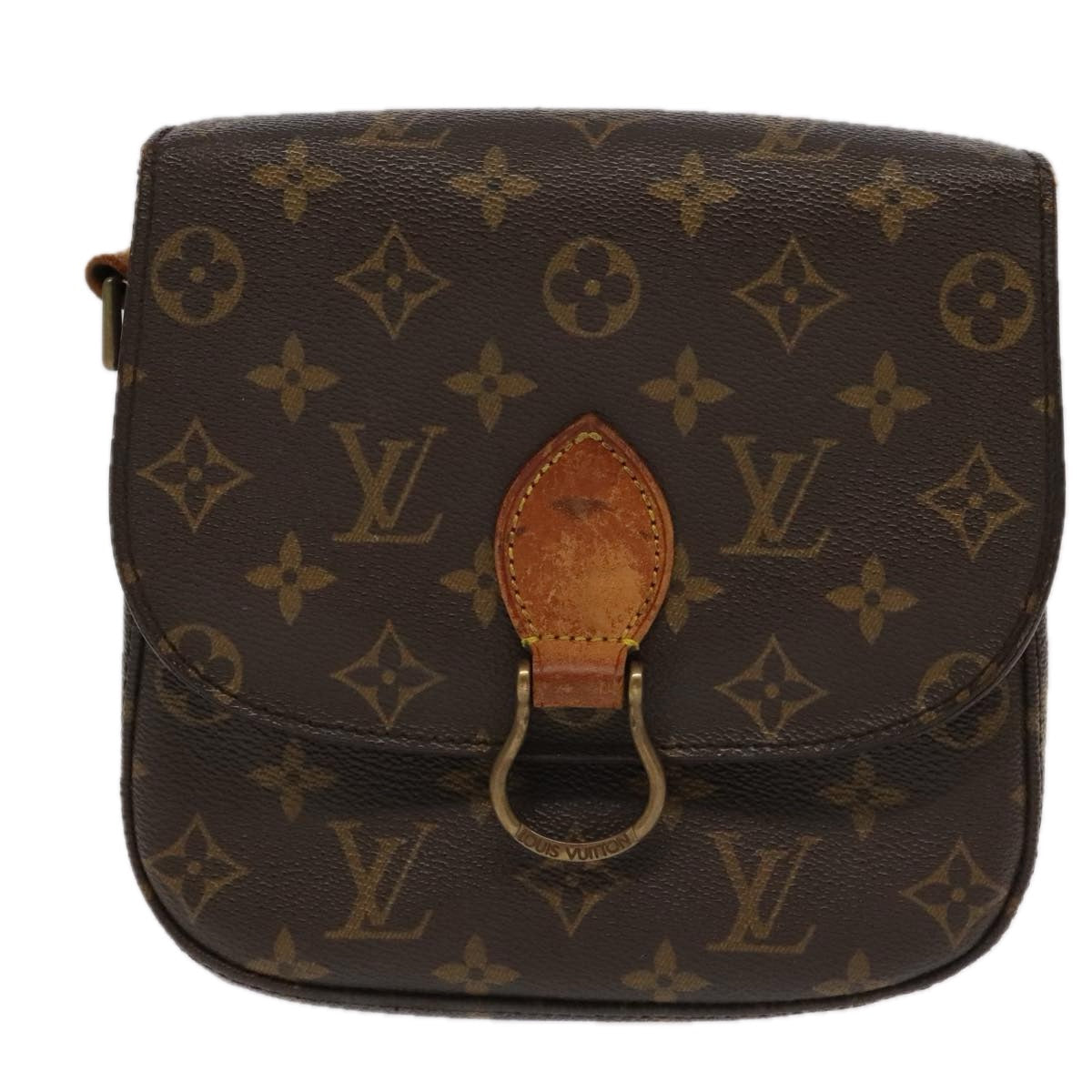 LOUIS VUITTON Monogram Saint Cloud MM Shoulder Bag M51243 LV 97645