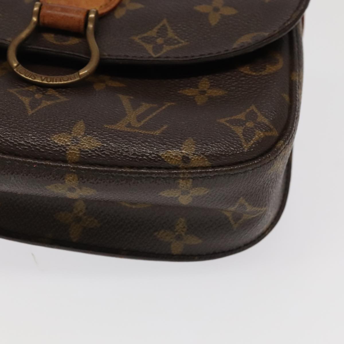 LOUIS VUITTON Monogram Saint Cloud MM Shoulder Bag M51243 LV 97645