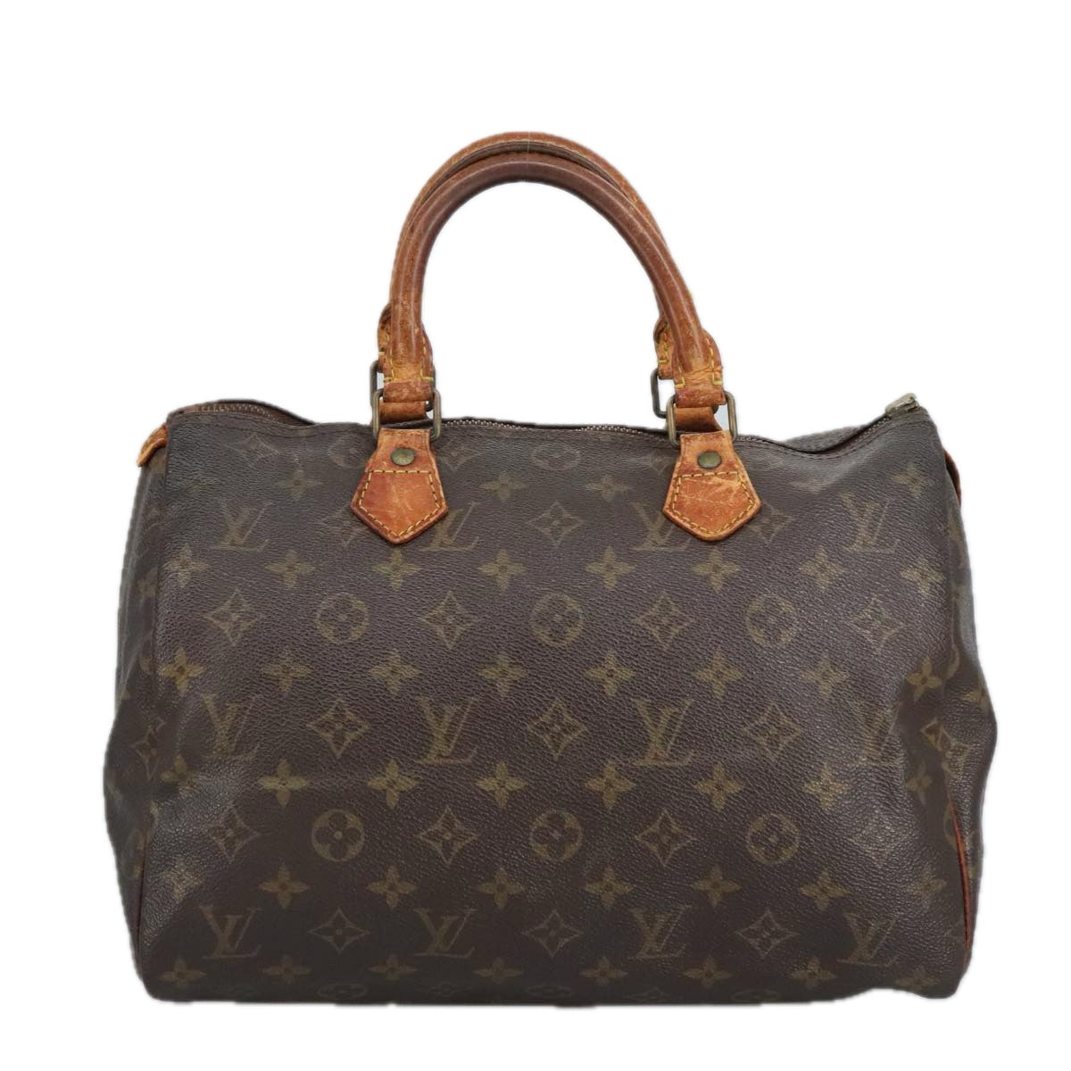 LOUIS VUITTON Monogram Speedy 30 Hand Bag M41526 LV 97646