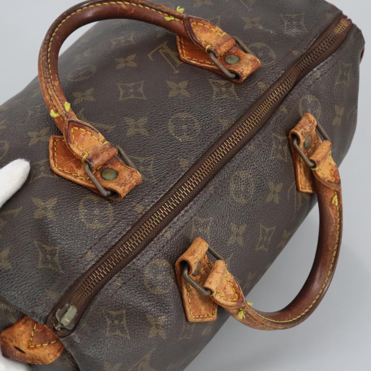 LOUIS VUITTON Monogram Speedy 30 Hand Bag M41526 LV 97646
