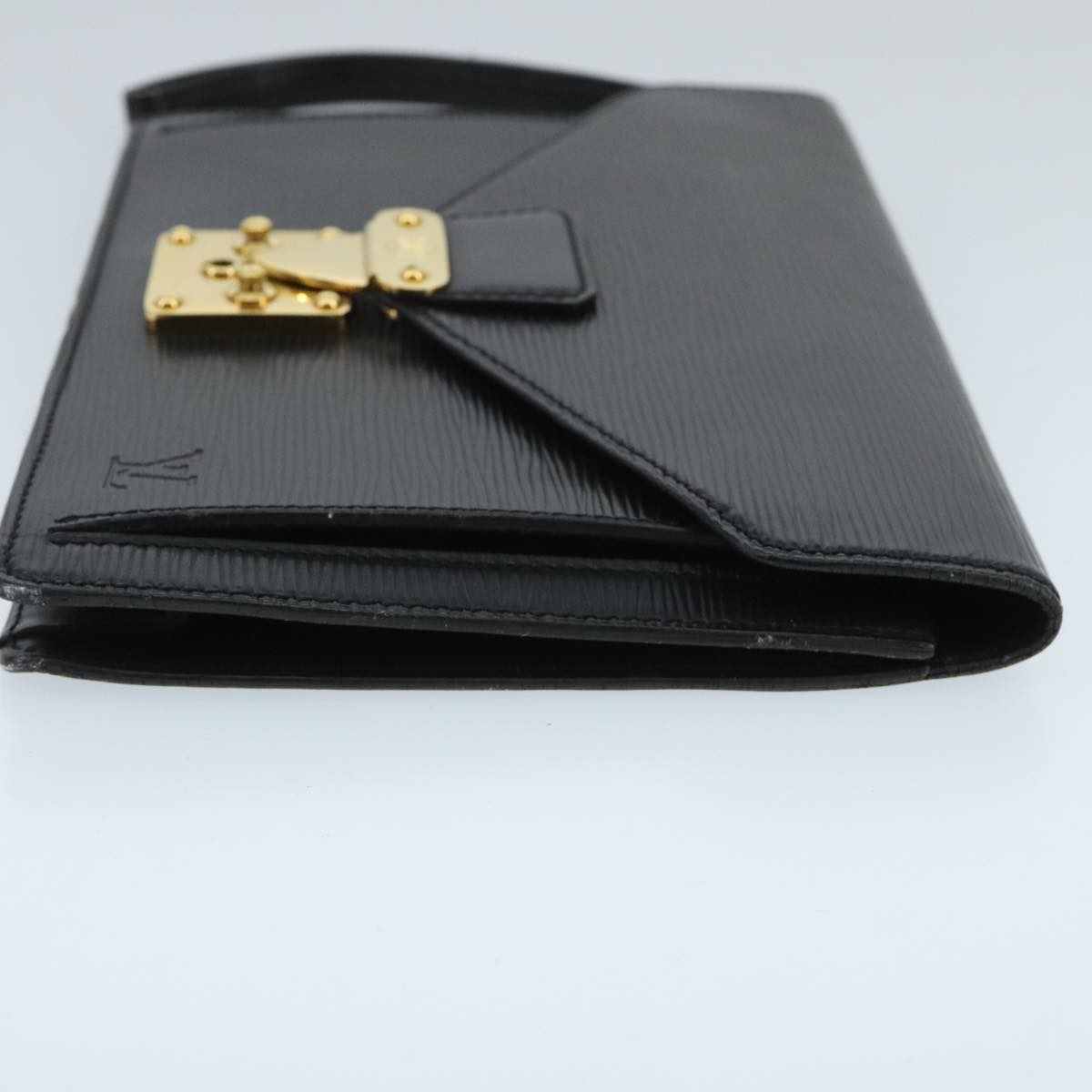 LOUIS VUITTON Epi Serie Dragonne Hand Bag Black Noir M52612 LV 97650