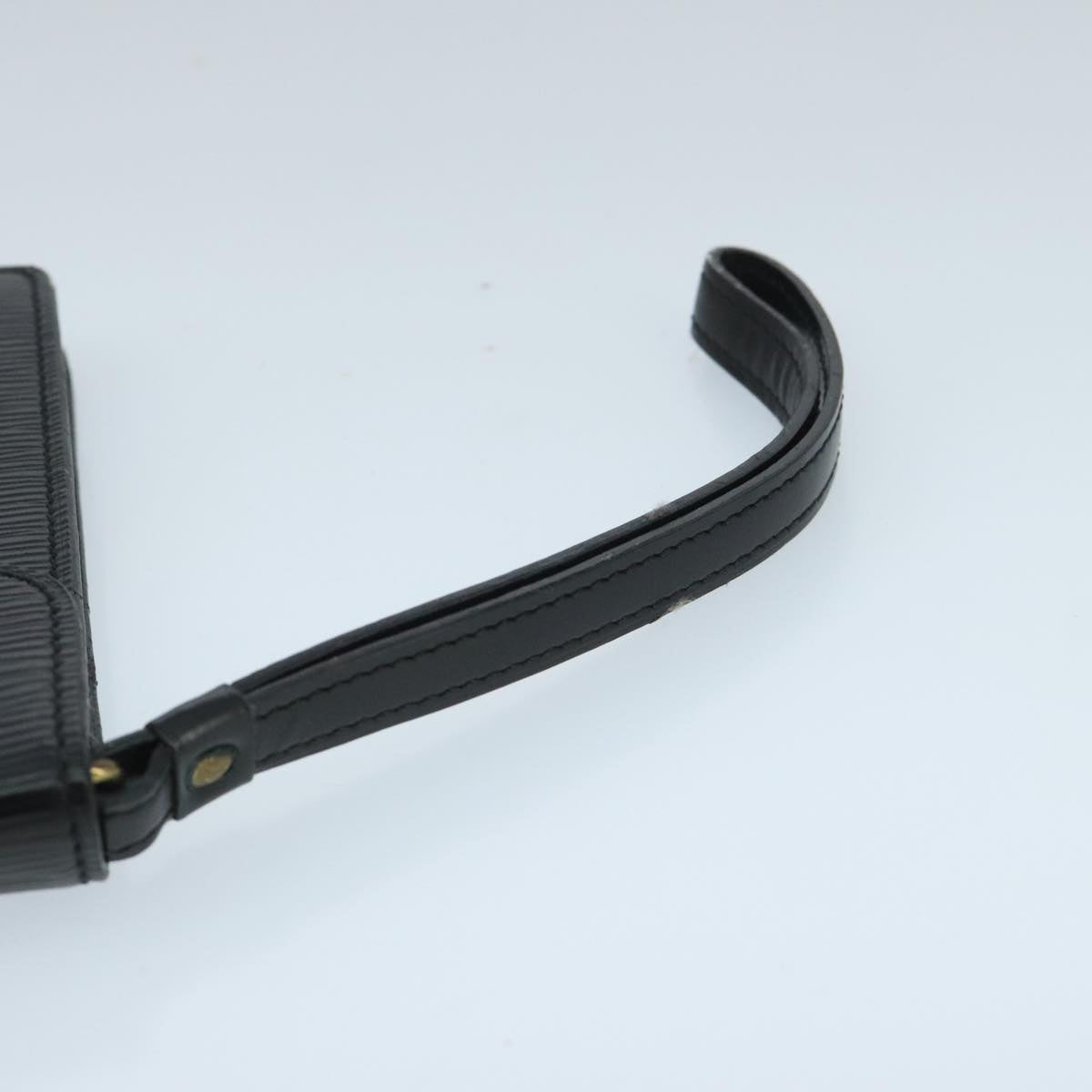 LOUIS VUITTON Epi Serie Dragonne Hand Bag Black Noir M52612 LV 97650