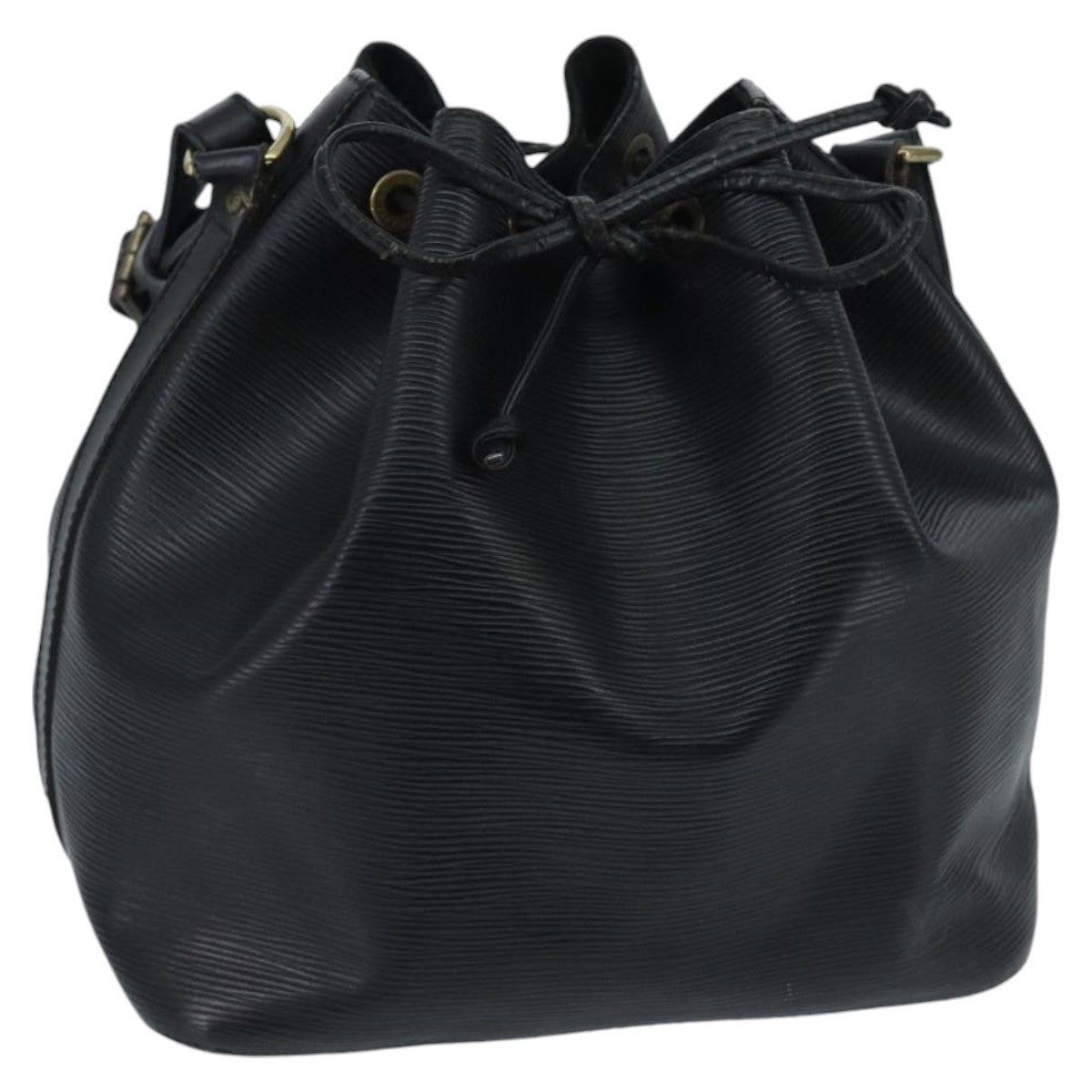 LOUIS VUITTON Epi Petit Noe Shoulder Bag Black M44102 LV 97686