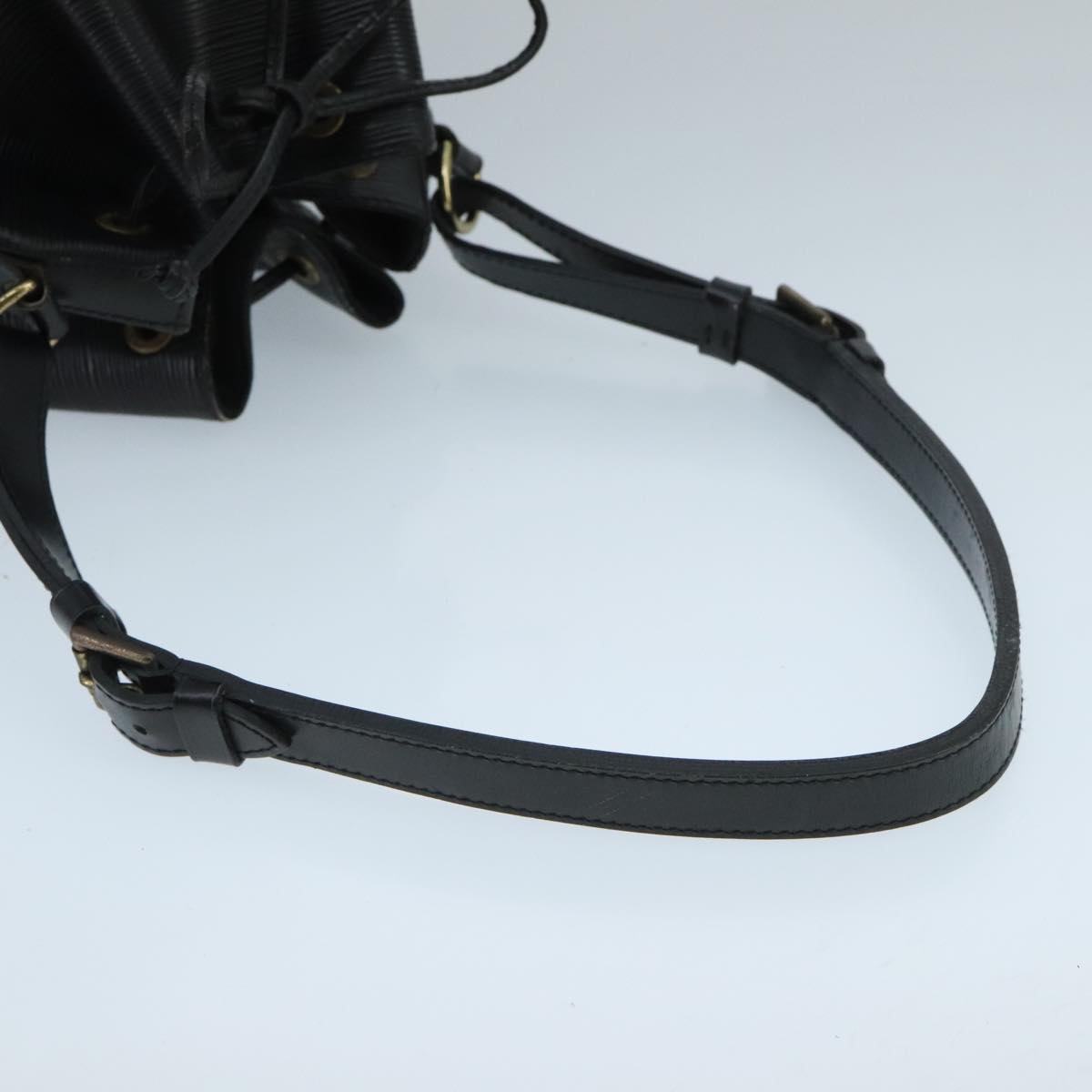 LOUIS VUITTON Epi Petit Noe Shoulder Bag Black M44102 LV 97686