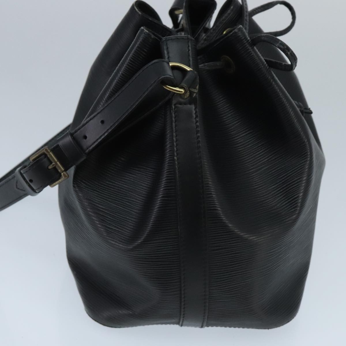 LOUIS VUITTON Epi Petit Noe Shoulder Bag Black M44102 LV 97686