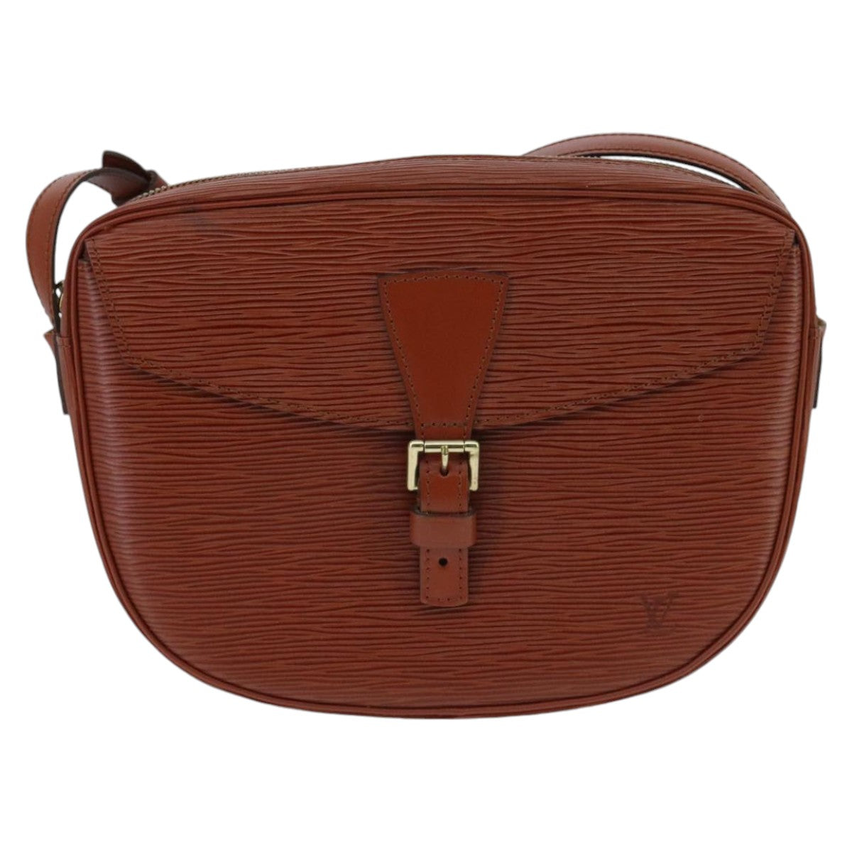 LOUIS VUITTON Epi Jeune FilleMM Shoulder Bag Brown M52153 LV 97688