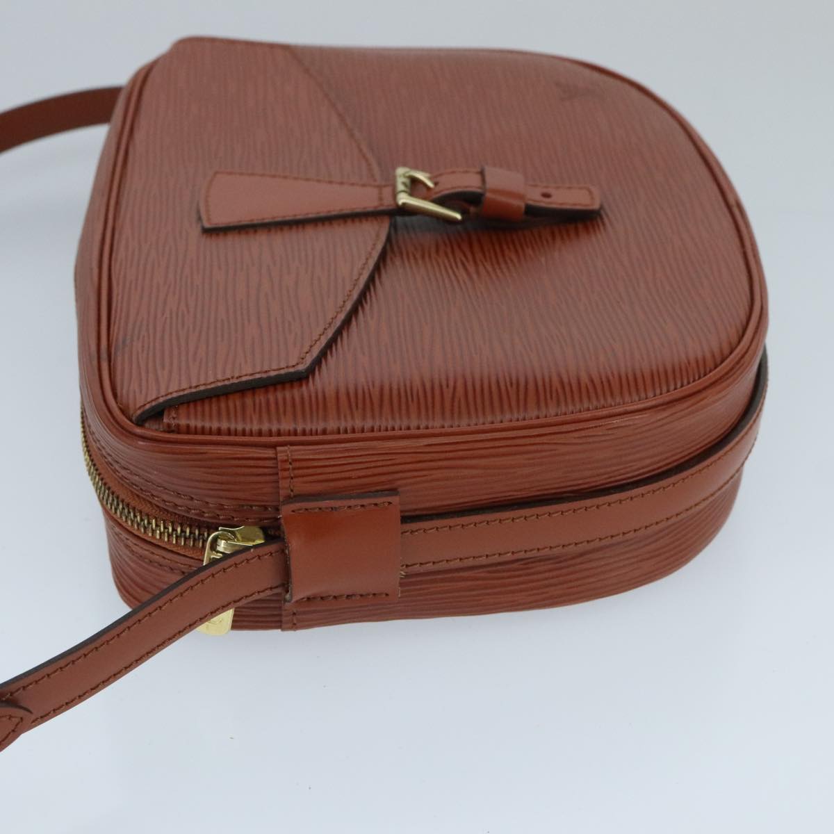 LOUIS VUITTON Epi Jeune FilleMM Shoulder Bag Brown M52153 LV 97688