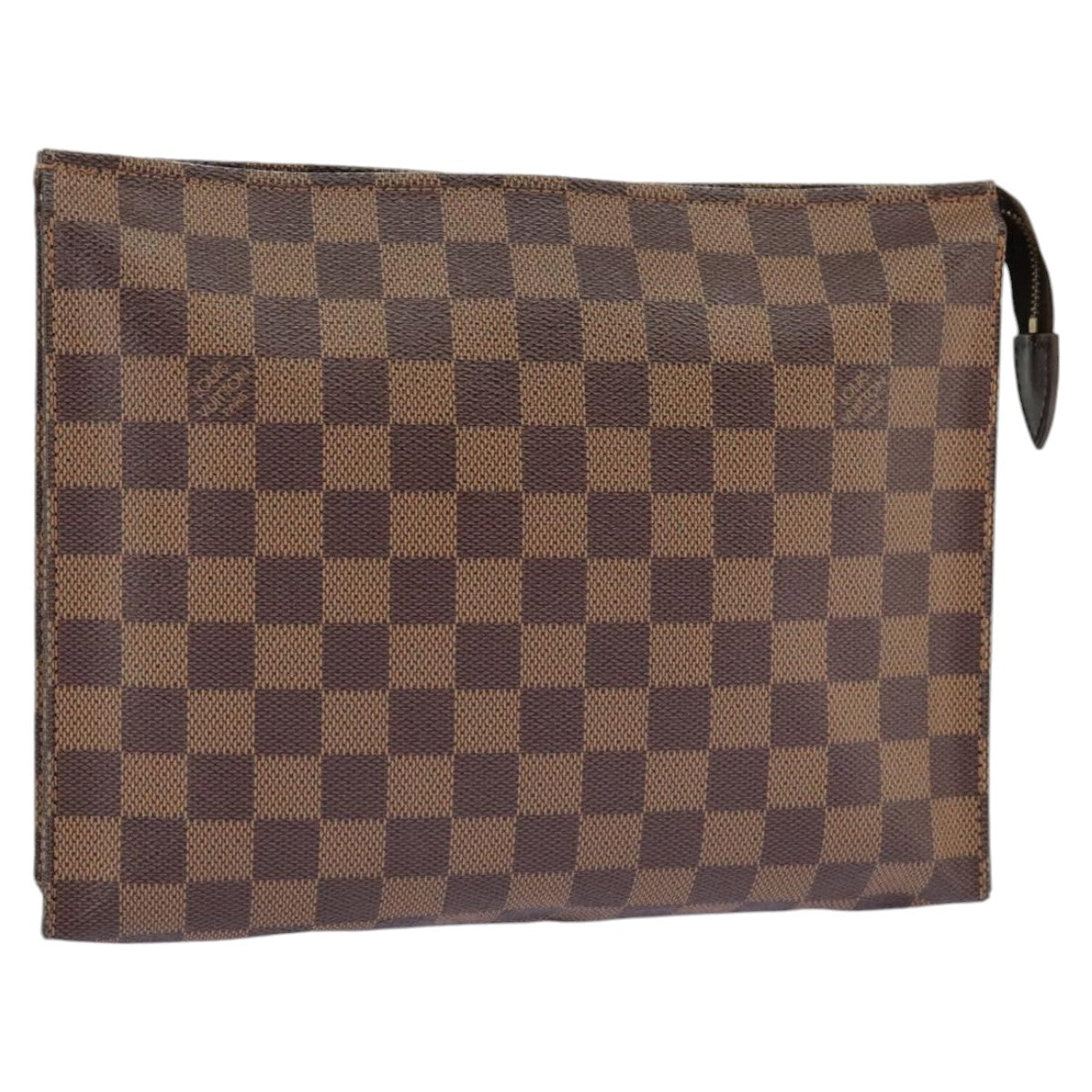 LOUIS VUITTON Damier Ebene Poche Toilette 26 Pouch N47543 LV 97690
