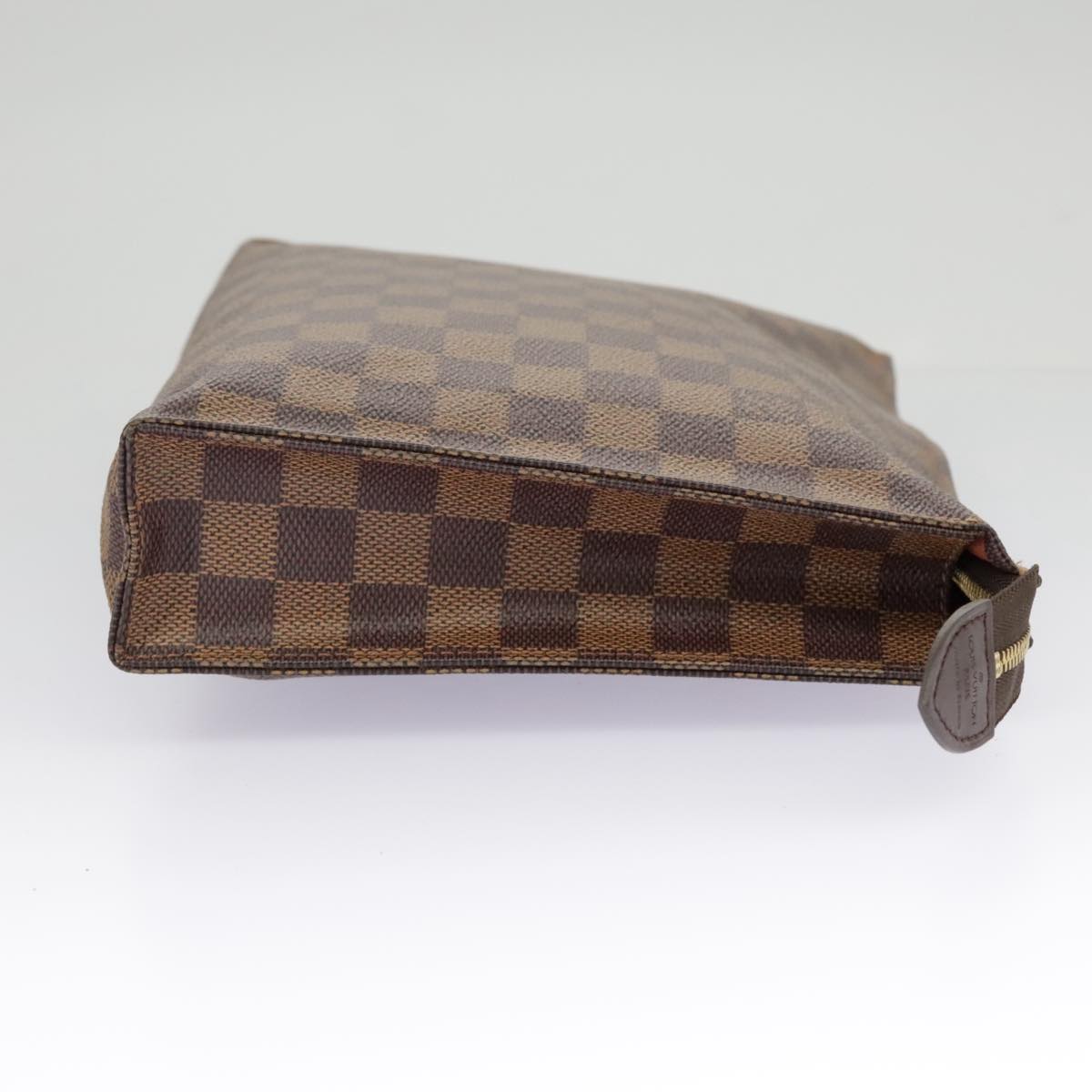 LOUIS VUITTON Damier Ebene Poche Toilette 26 Pouch N47543 LV 97690