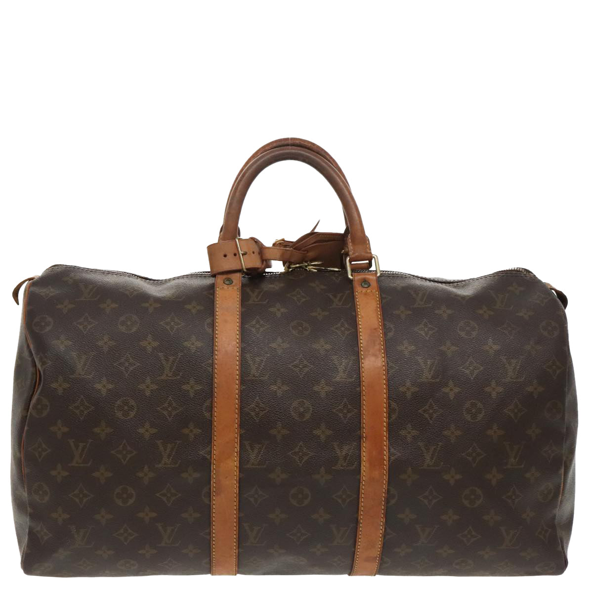 LOUIS VUITTON Monogram Keepall 50 Boston Bag M41426 LV 97705