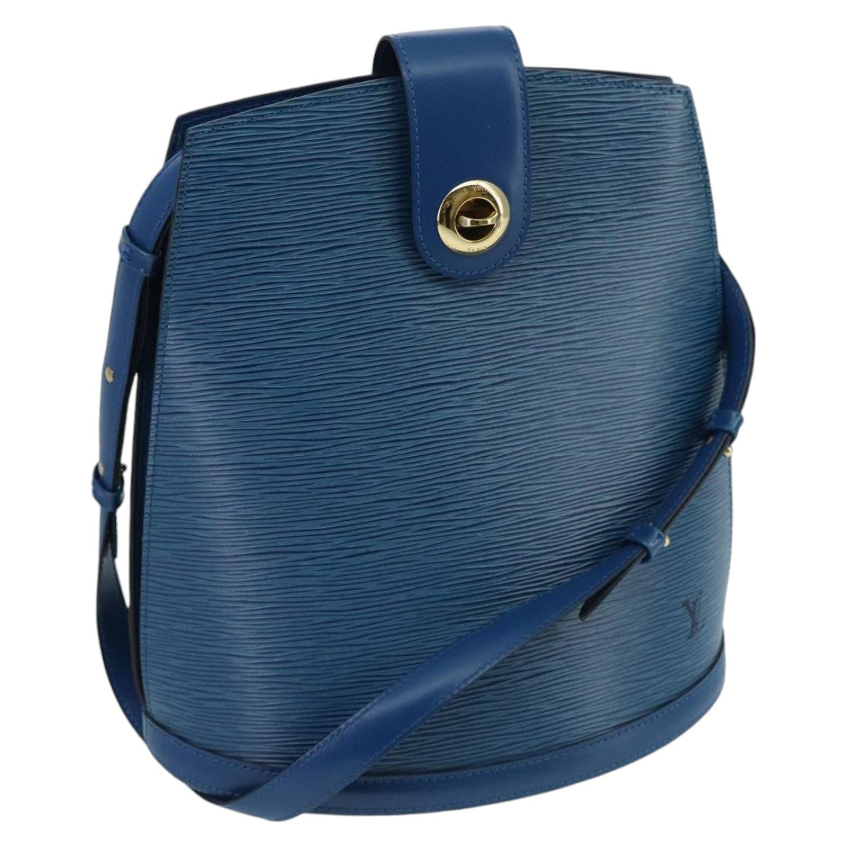 LOUIS VUITTON Epi Cluny Shoulder Bag Blue M52255 LV 97727