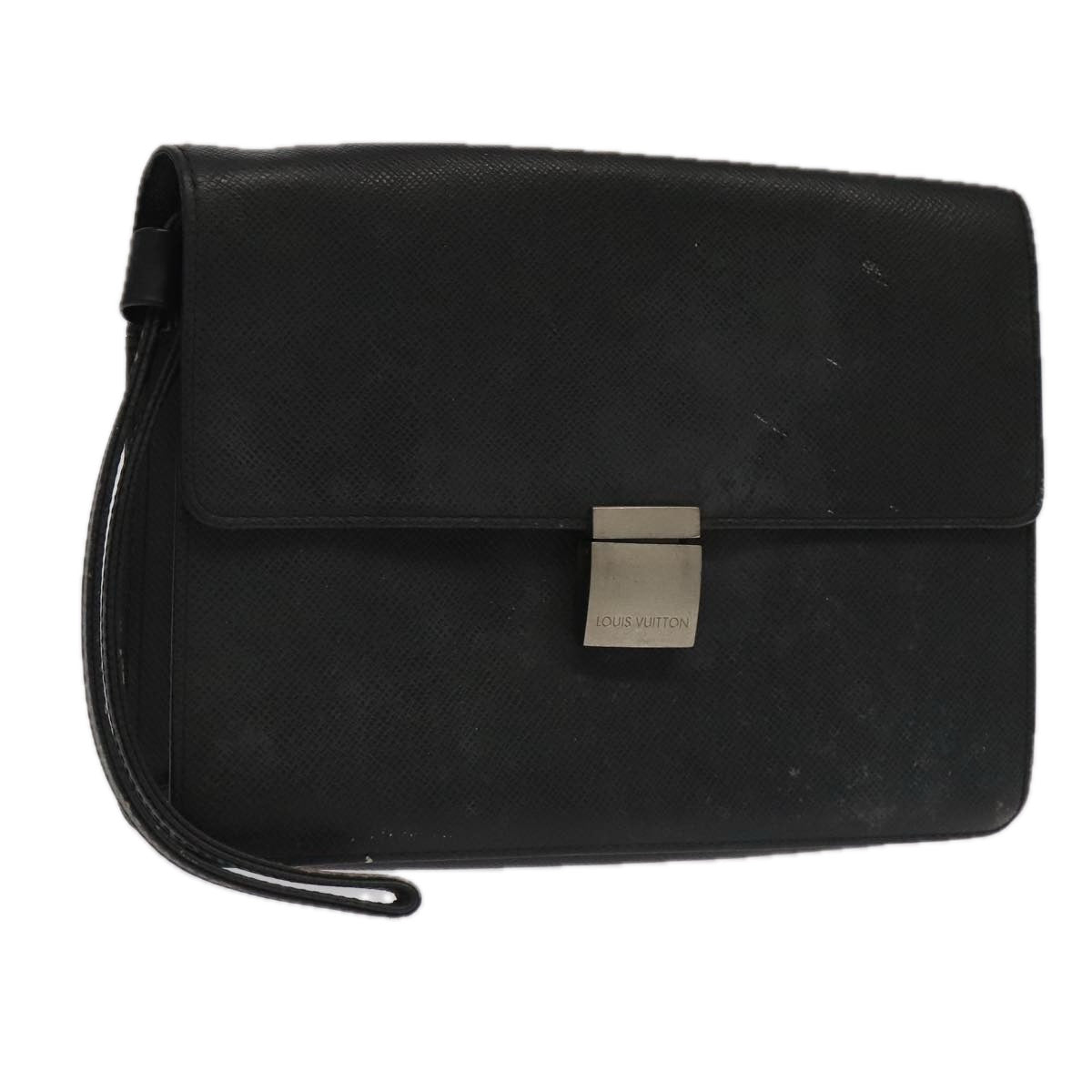 LOUIS VUITTON Taiga Selenga Clutch Bag Ardoise M30782 LV 97764