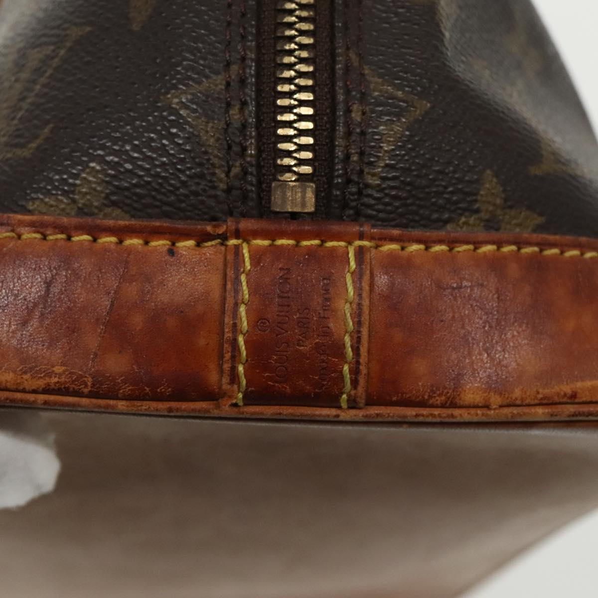 LOUIS VUITTON Monogram Alma Hand Bag M51130 LV 97845