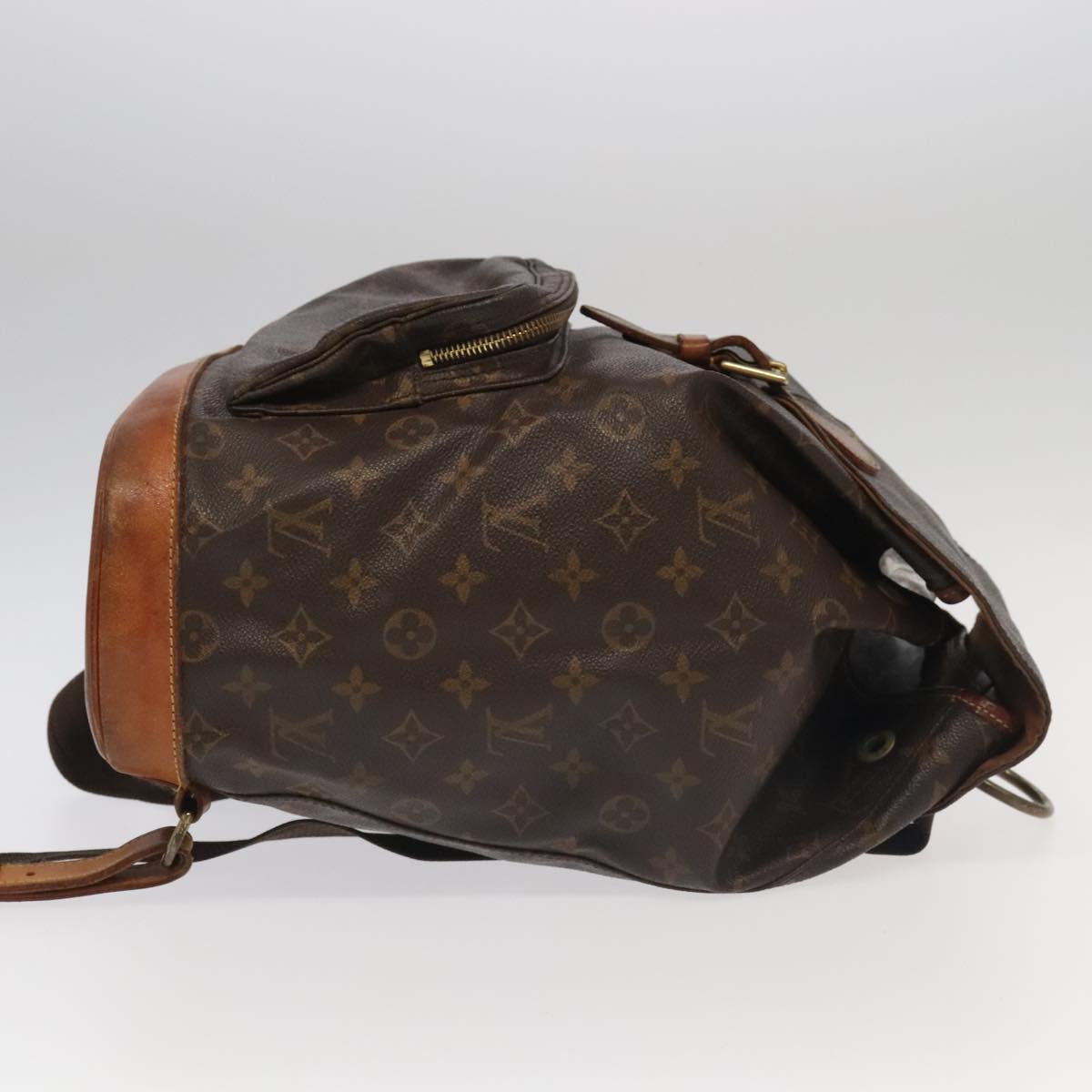 LOUIS VUITTON Monogram Montsouris MM Backpack M51136 LV 97846