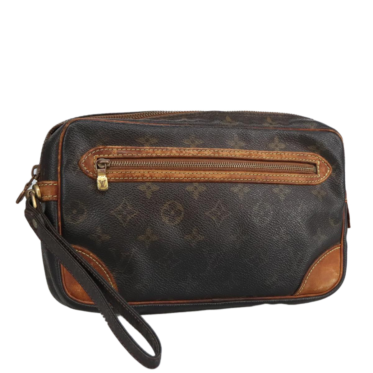 LOUIS VUITTON Monogram Marly Dragonne GM Clutch Bag M51825 LV 97858