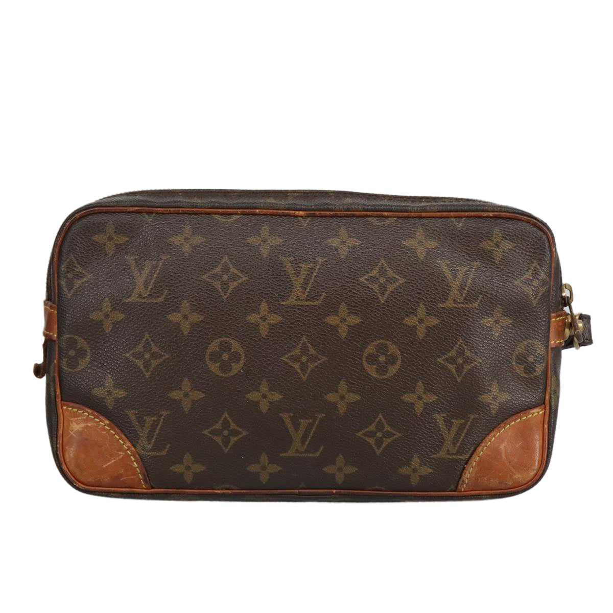 LOUIS VUITTON Monogram Marly Dragonne GM Clutch Bag M51825 LV 97859